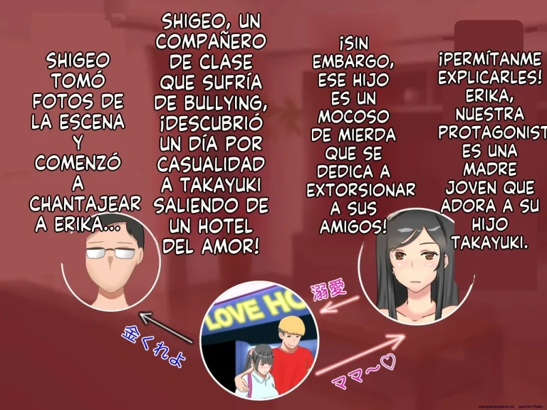 Musuko no Dokyuusei ni NTR & Haramaserareta Kyonyuu Bijin Haha [Spanish] porn comic picture 2