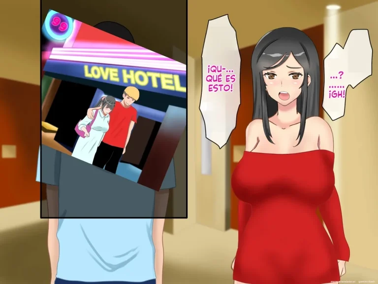 Musuko no Dokyuusei ni NTR & Haramaserareta Kyonyuu Bijin Haha [Spanish] porn comic picture 5