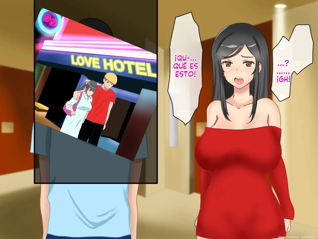 Musuko no Dokyuusei ni NTR & Haramaserareta Kyonyuu Bijin Haha [Spanish] porn comic picture 5