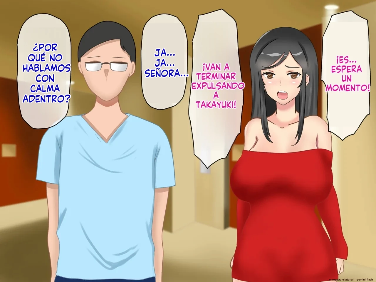 Musuko no Dokyuusei ni NTR & Haramaserareta Kyonyuu Bijin Haha [Spanish] porn comic picture 7
