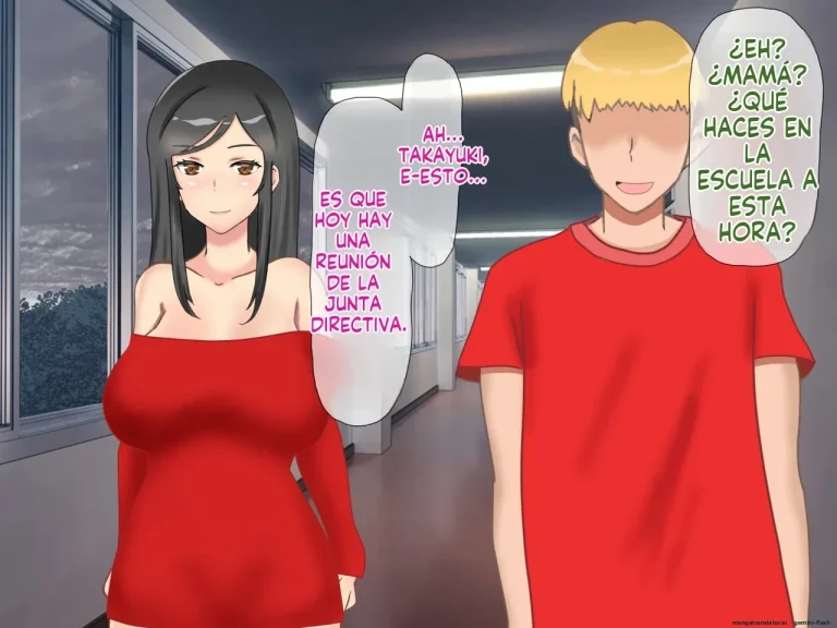 Musuko no Dokyuusei ni NTR & Haramaserareta Kyonyuu Bijin Haha [Spanish] porn comic picture 78
