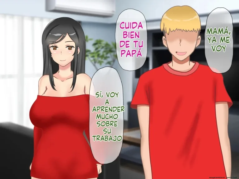 Musuko no Dokyuusei ni NTR & Haramaserareta Kyonyuu Bijin Haha [Spanish] porn comic picture 96