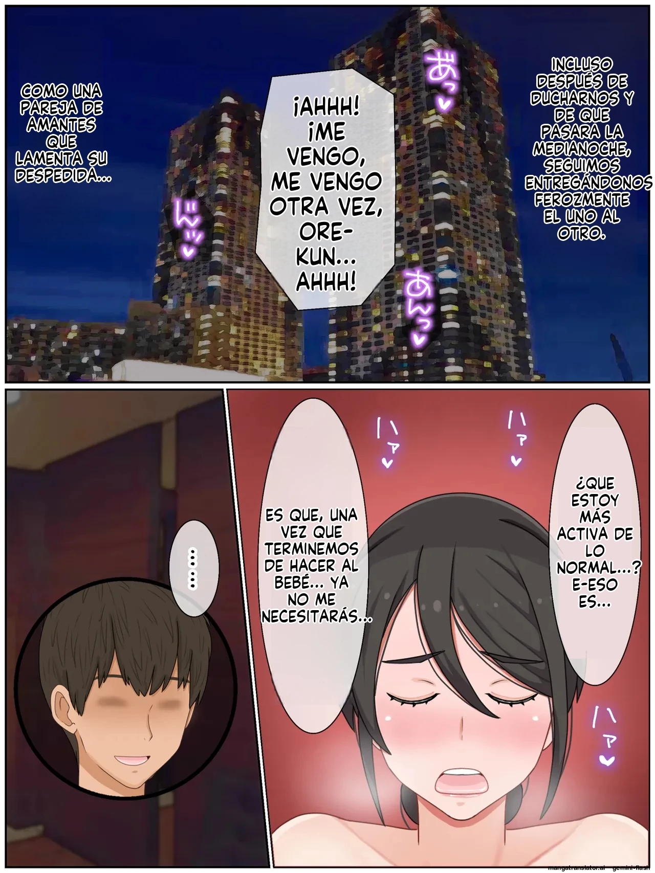 Musuko no Tomodachi to Tanetsuke Sex Kozukuri Mansion no Kyonyuu Haha 1 (Spanish) porn comic picture 215
