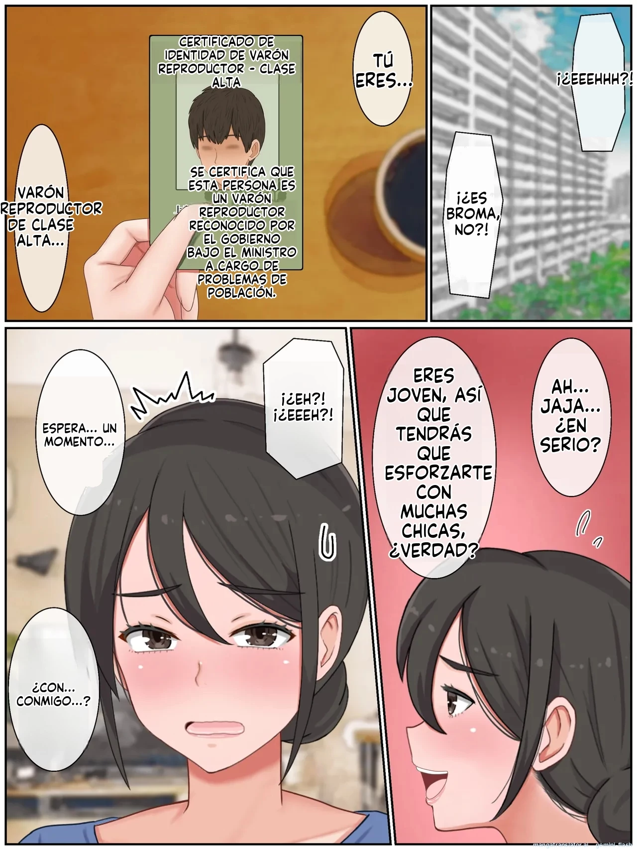 Musuko no Tomodachi to Tanetsuke Sex Kozukuri Mansion no Kyonyuu Haha 1 (Spanish) porn comic picture 6