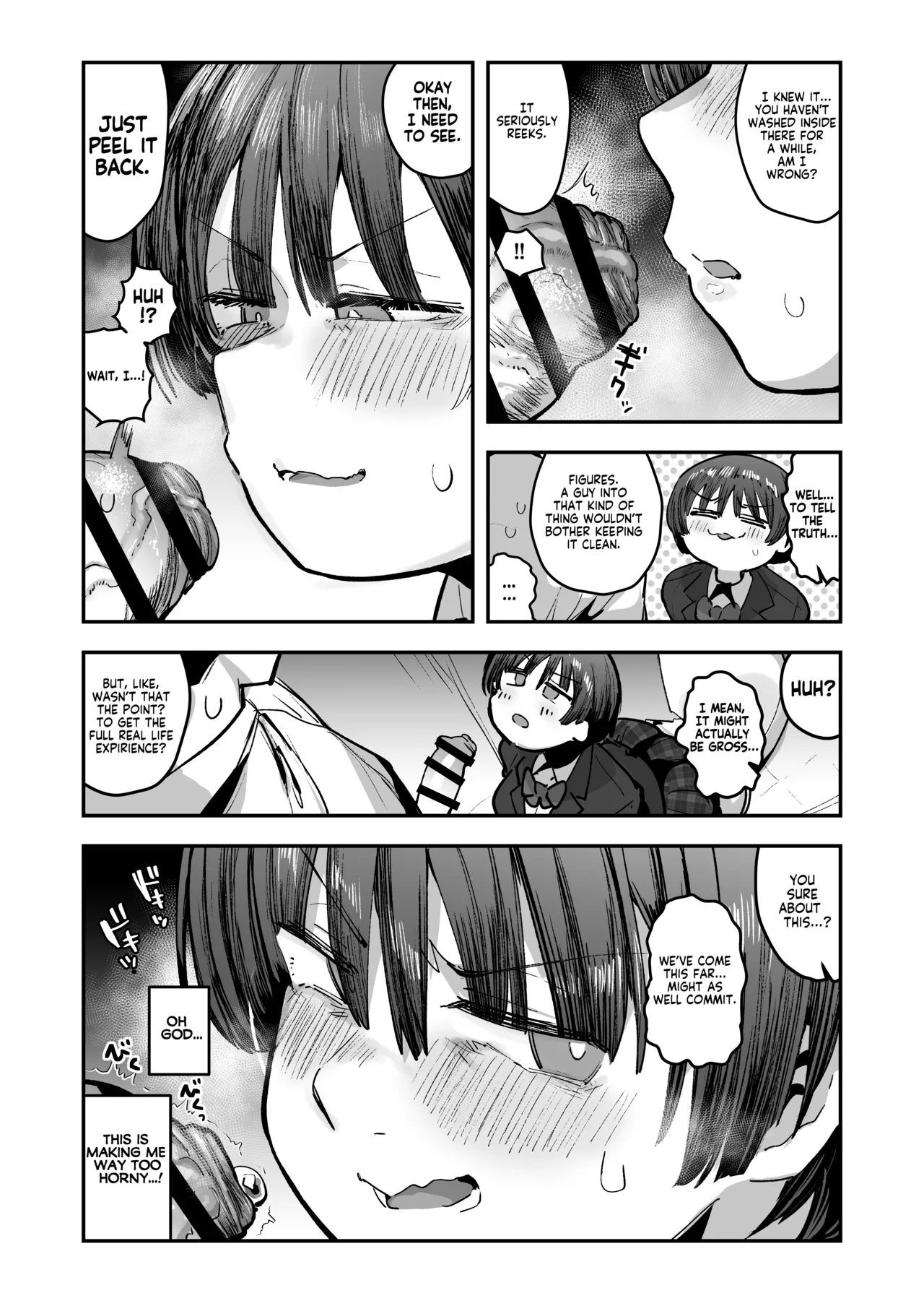 My best friend was into the "cock-sniffing doujin" that I love! And now we're pervy sex friends! | Bokutachi, Seiheki Friend. ~Onna Tomodachi no Aidokusho wa Ore no Daisuki na 'Chin Kagi Ero Manga' deshita~ Zenpen porn comic picture 16