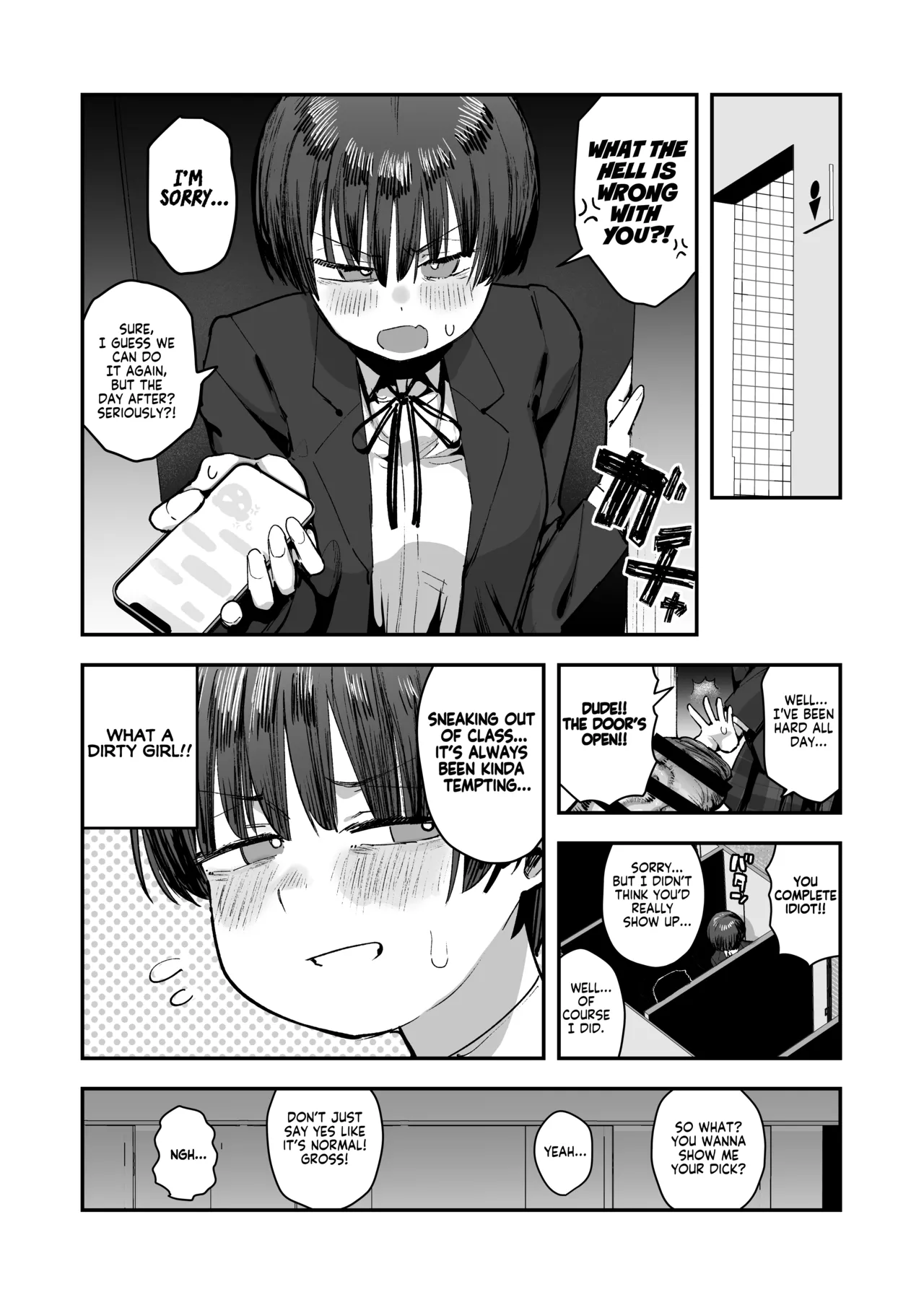 My best friend was into the "cock-sniffing doujin" that I love! And now we're pervy sex friends! | Bokutachi, Seiheki Friend. ~Onna Tomodachi no Aidokusho wa Ore no Daisuki na 'Chin Kagi Ero Manga' deshita~ Zenpen porn comic picture 32