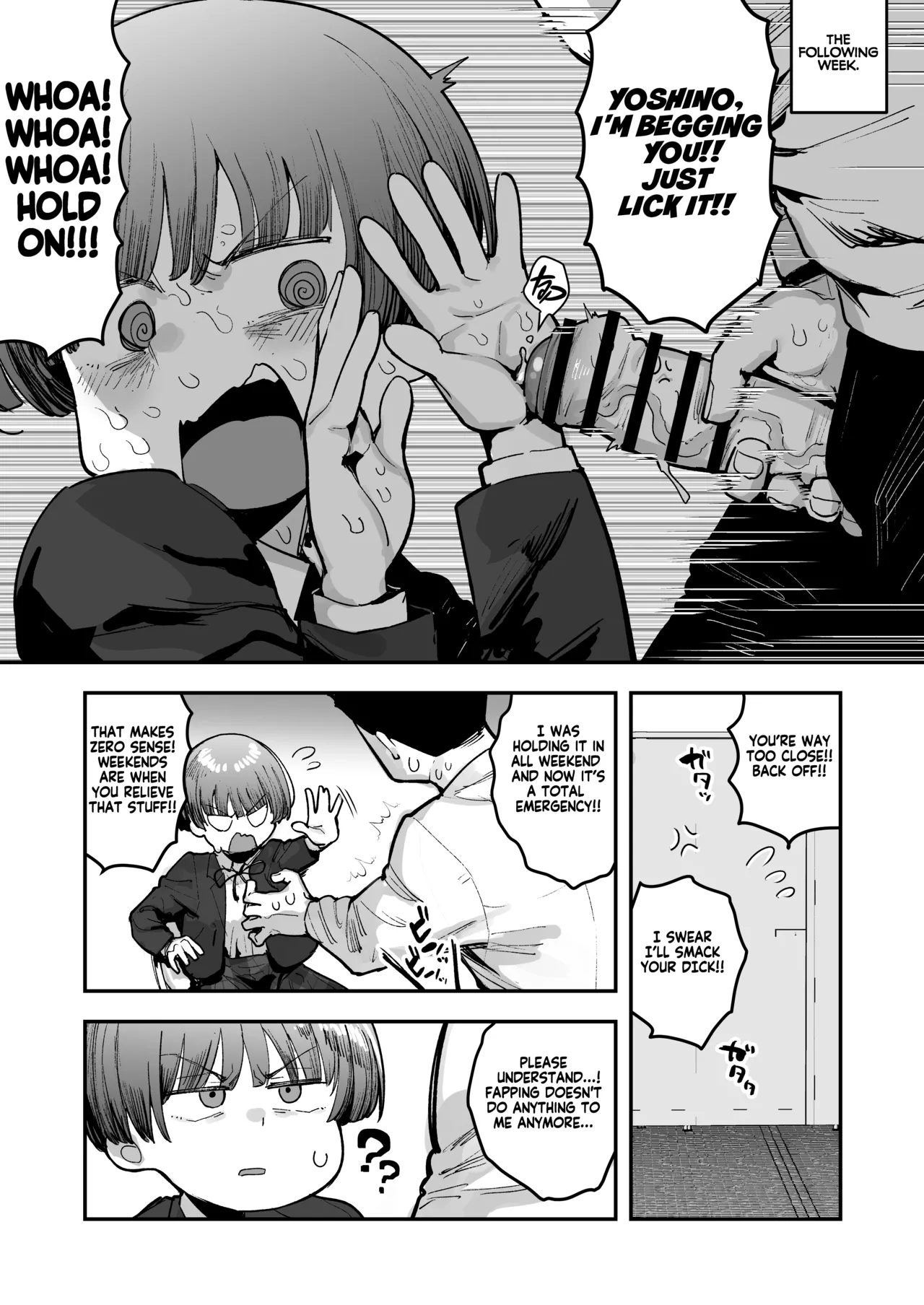 My best friend was into the "cock-sniffing doujin" that I love! And now we're pervy sex friends! | Bokutachi, Seiheki Friend. ~Onna Tomodachi no Aidokusho wa Ore no Daisuki na 'Chin Kagi Ero Manga' deshita~ Zenpen porn comic picture 44