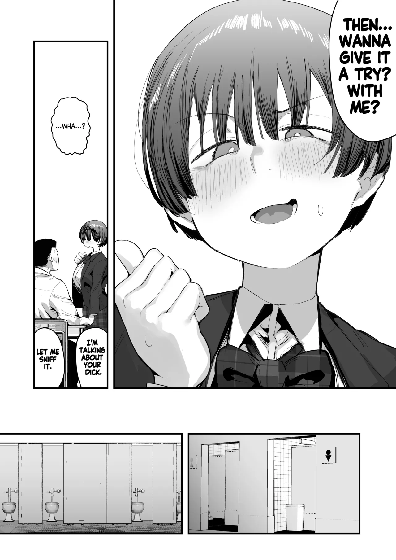 My best friend was into the "cock-sniffing doujin" that I love! And now we're pervy sex friends! | Bokutachi, Seiheki Friend. ~Onna Tomodachi no Aidokusho wa Ore no Daisuki na 'Chin Kagi Ero Manga' deshita~ Zenpen porn comic picture 8