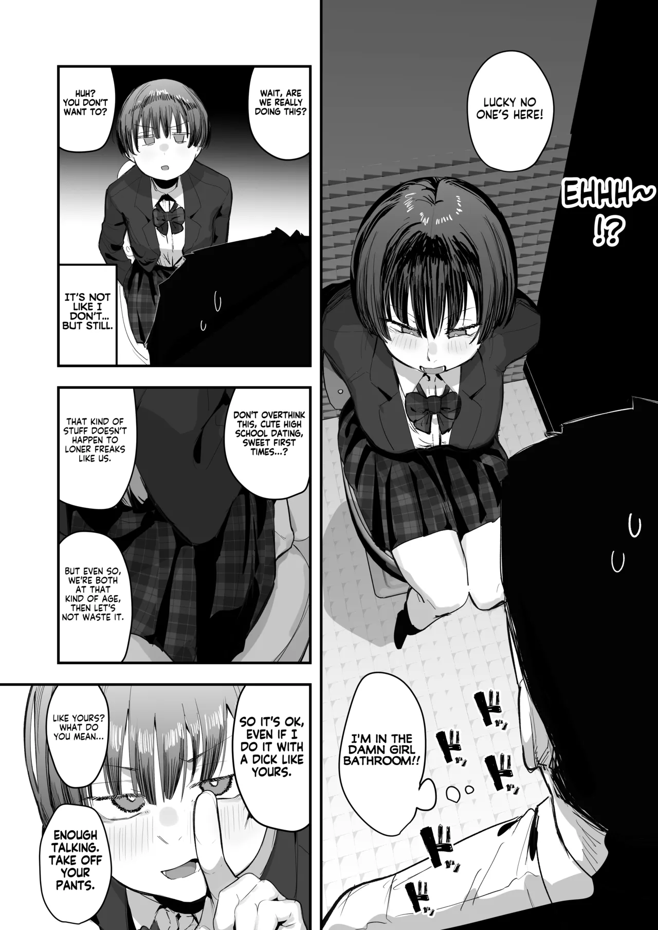 My best friend was into the "cock-sniffing doujin" that I love! And now we're pervy sex friends! | Bokutachi, Seiheki Friend. ~Onna Tomodachi no Aidokusho wa Ore no Daisuki na 'Chin Kagi Ero Manga' deshita~ Zenpen porn comic picture 9