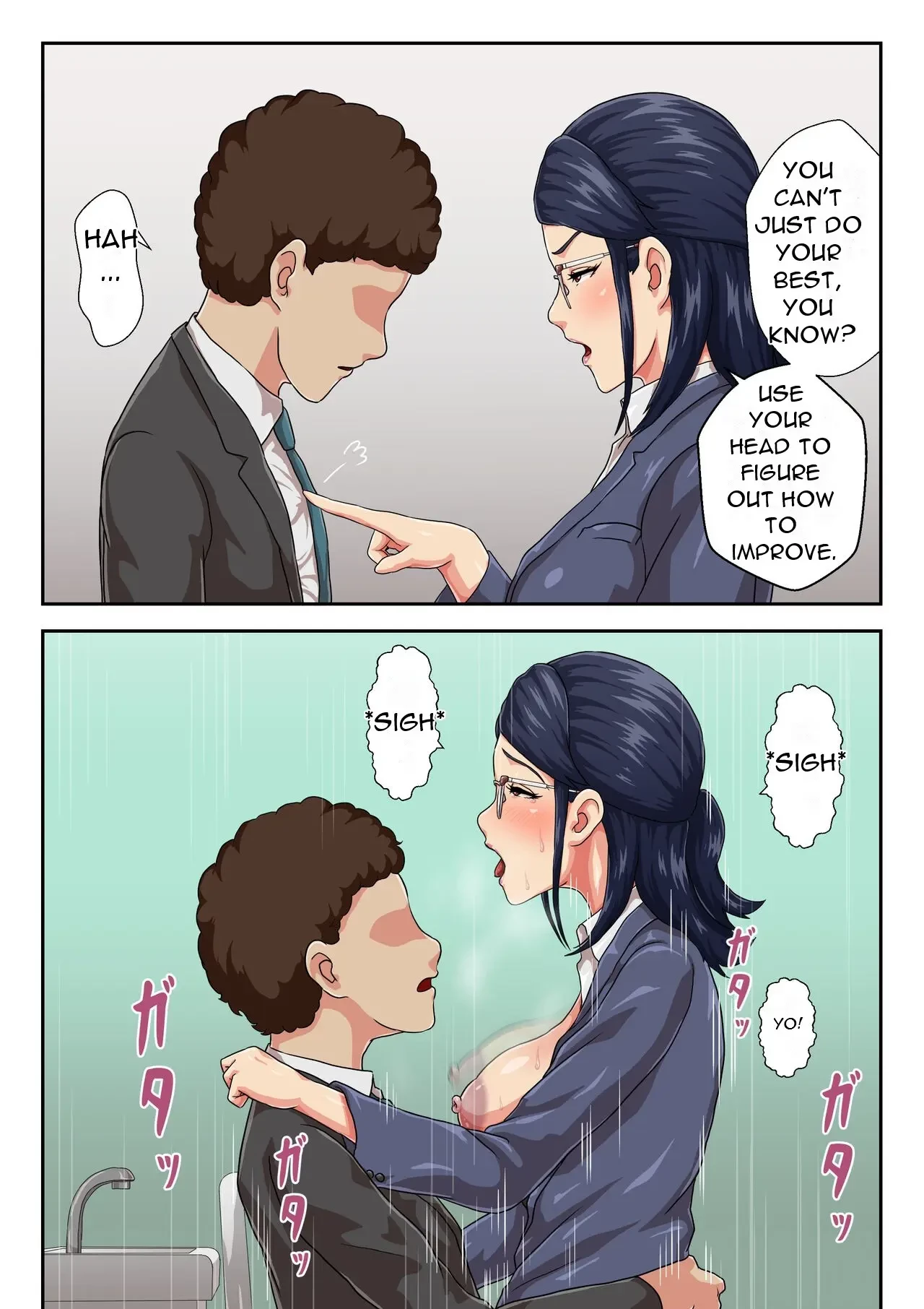 My Female Boss is My Estranged Mother 2 | Zoku Onnajoushi wa Ikiwakareta Haha porn comic picture 3