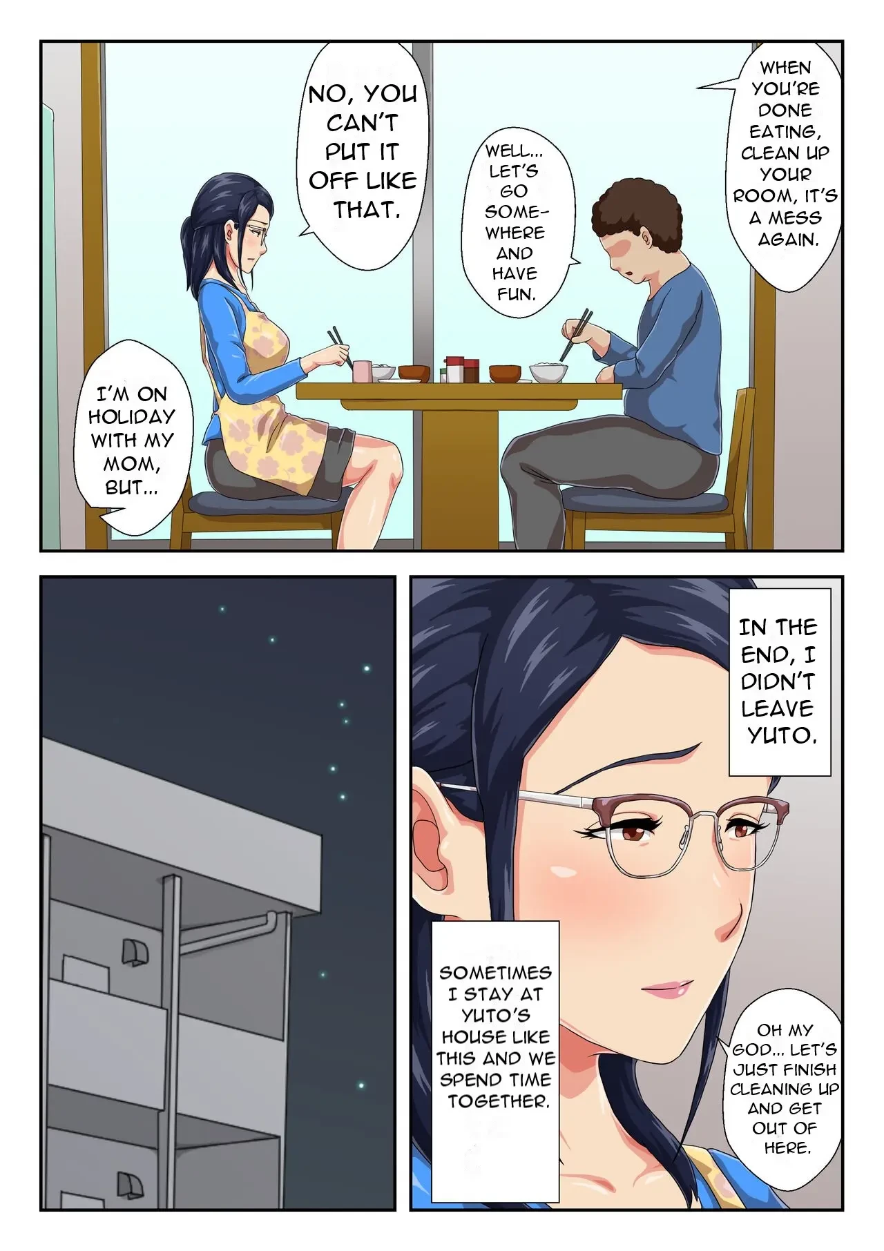 My Female Boss is My Estranged Mother | Onnajoushi wa Ikiwakareta Haha porn comic picture 34