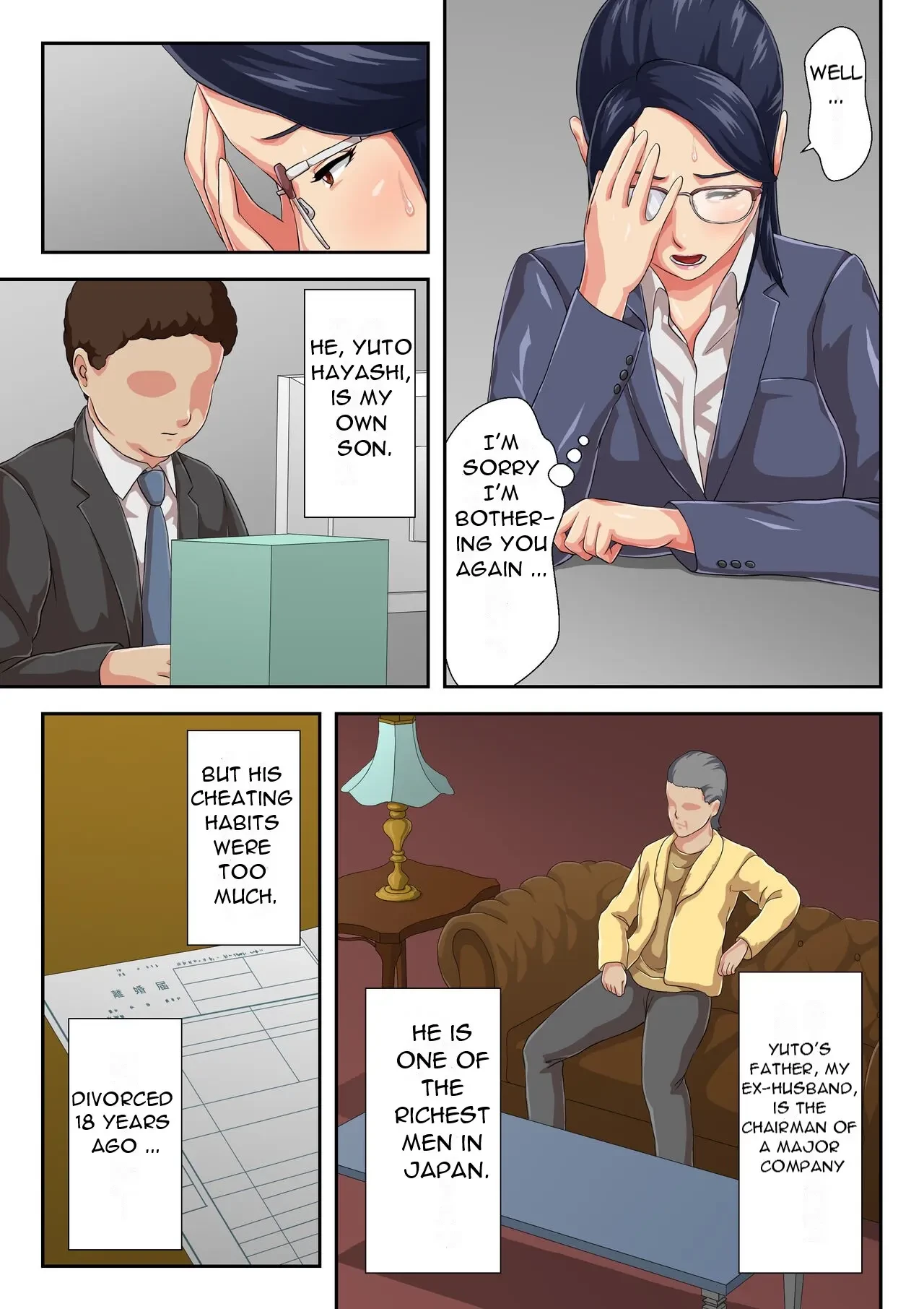 My Female Boss is My Estranged Mother | Onnajoushi wa Ikiwakareta Haha porn comic picture 4