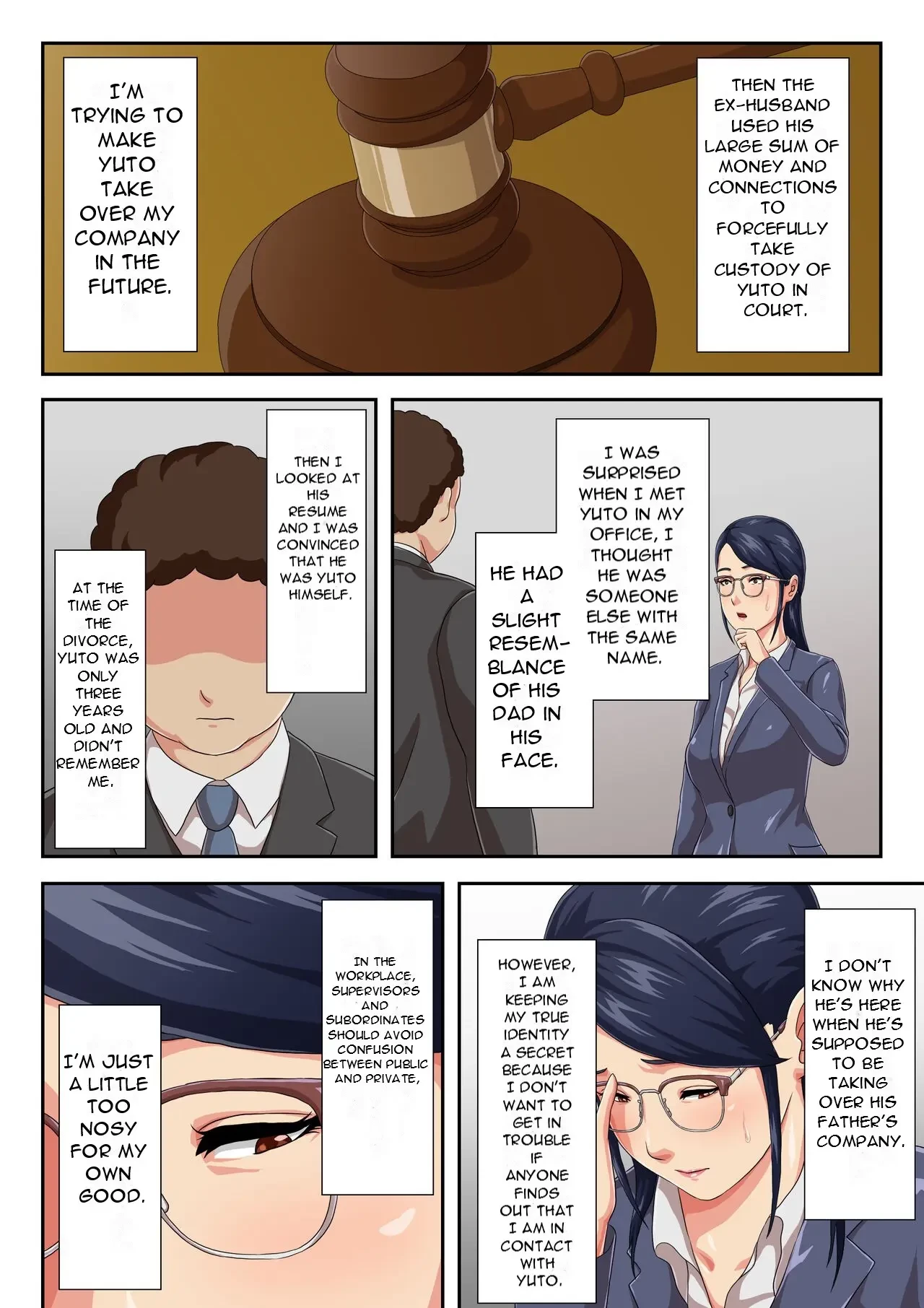 My Female Boss is My Estranged Mother | Onnajoushi wa Ikiwakareta Haha porn comic picture 5