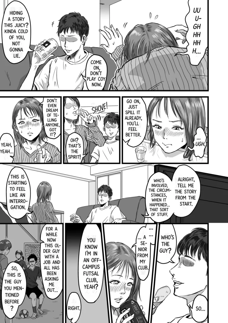 My Friend confessed to cheating | Onna Tomodachi no Uwaki Kokuhaku porn comic picture 7