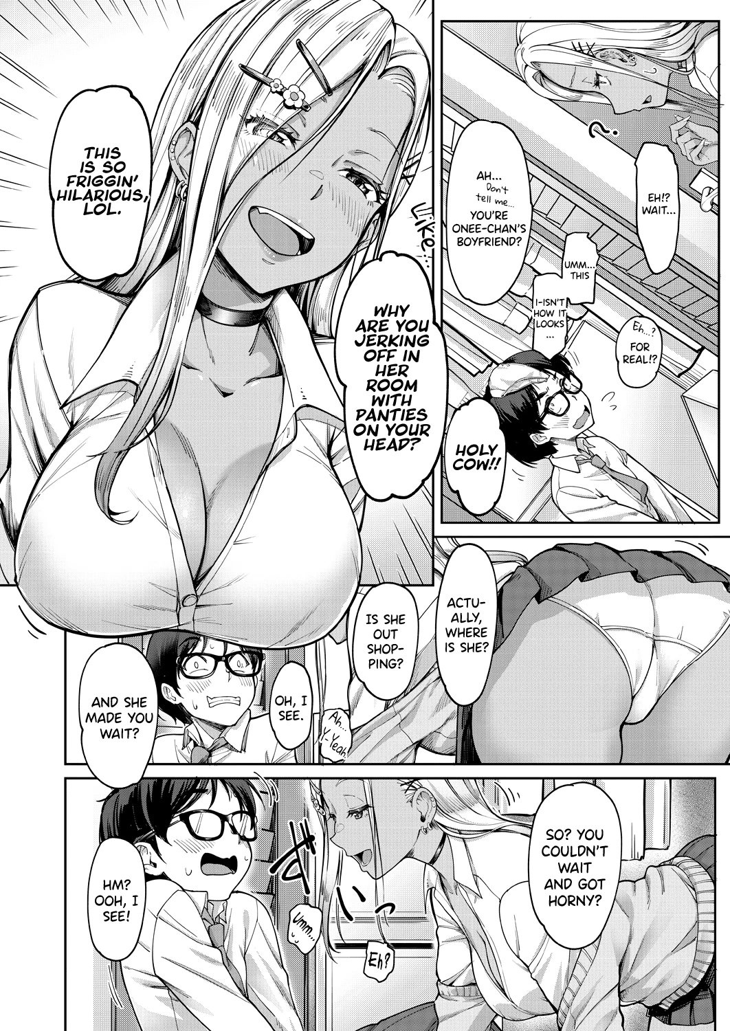 My Girlfriend's Little Sister is a Carnivorous Gyaru | Kanojo no Imouto wa Nikushoku-kei Gal porn comic picture 7
