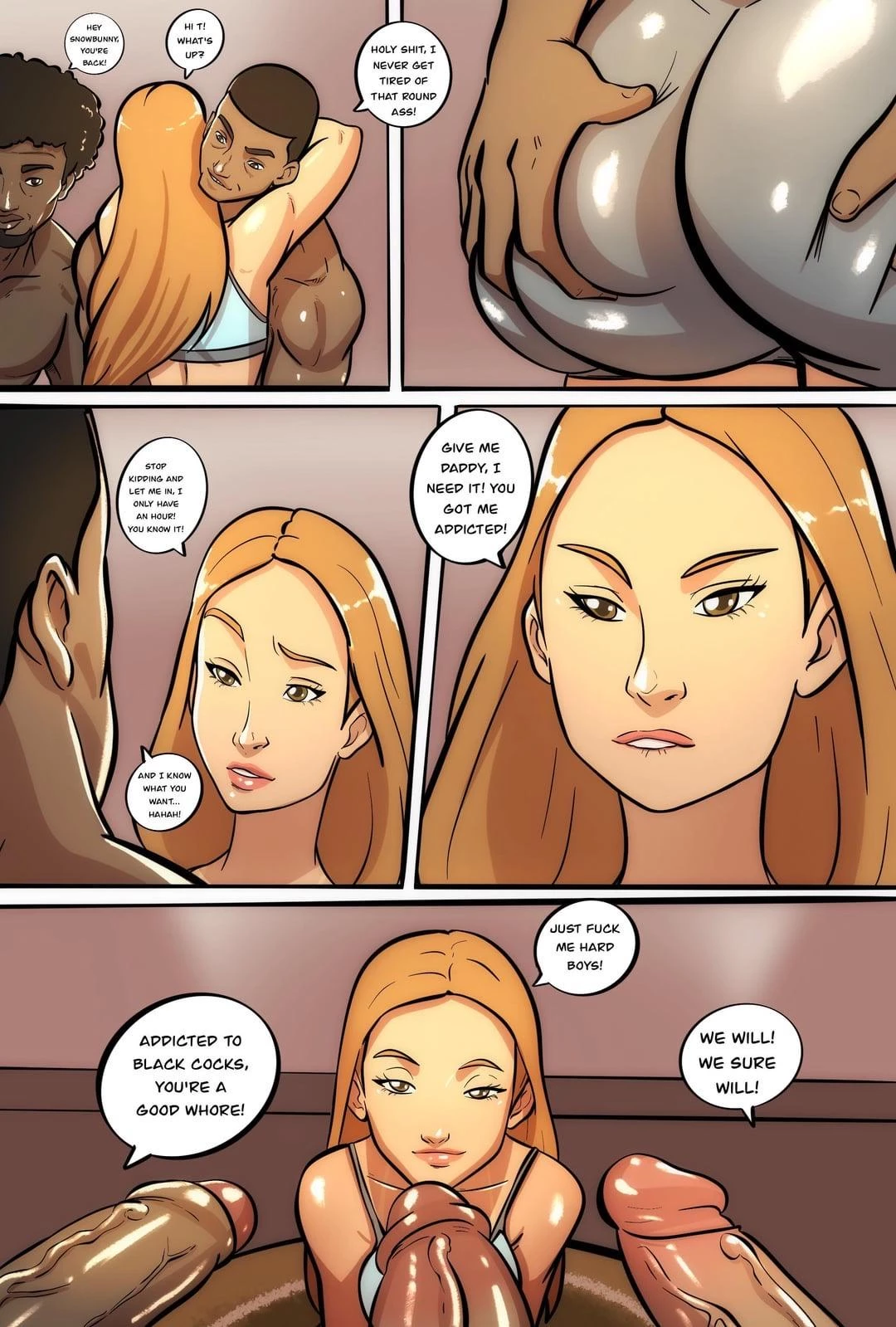 My Girlfriends Training Routine porn comic picture 4