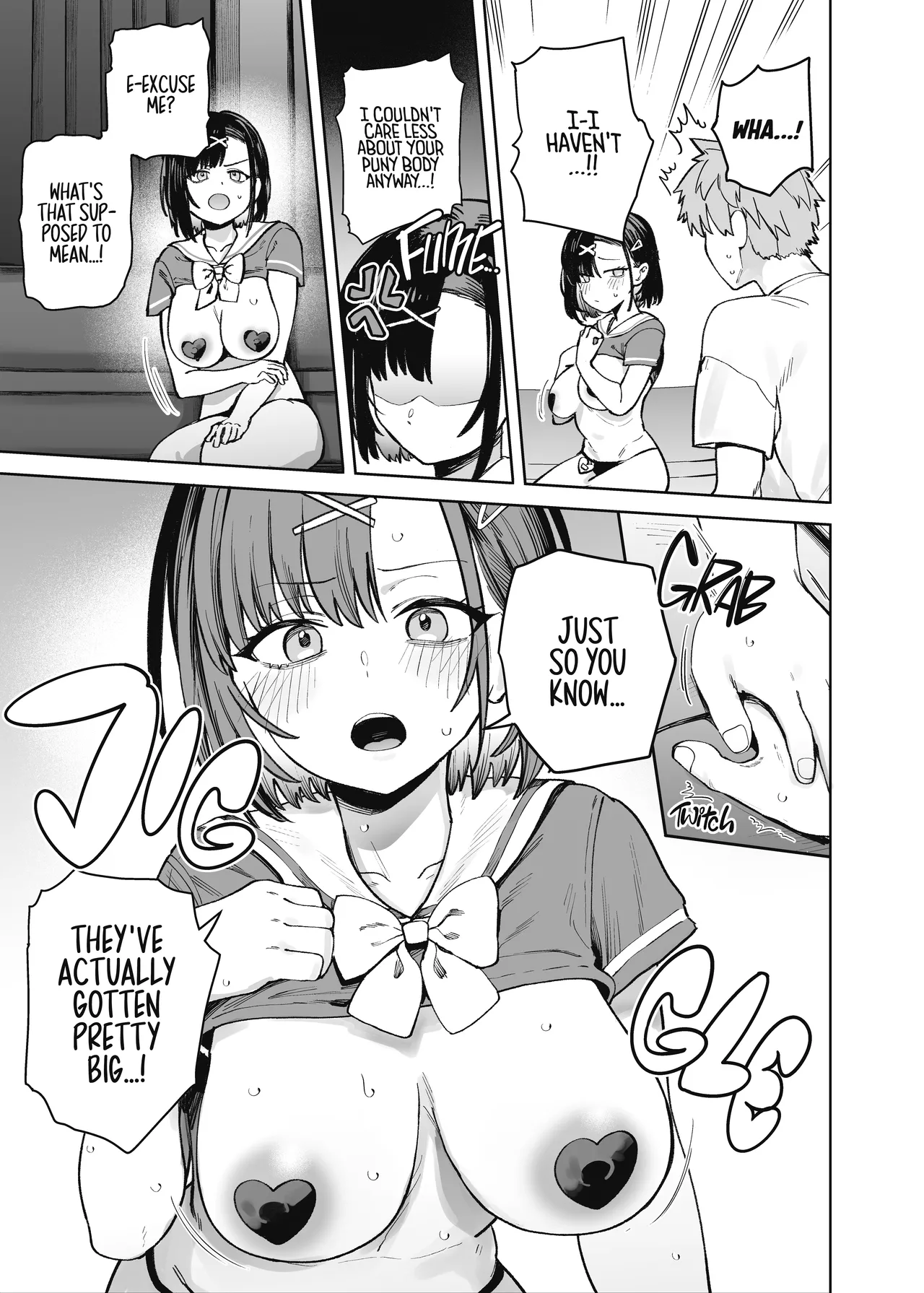 My Little Sister Was a Hostess at Class 2-C's School Festival Boobs Bar | 2-nen C-gumi Gakuen Oppabu no Cast ni Imouto ga Ita porn comic picture 13