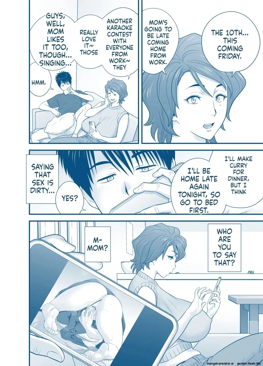 My Mom Became My Friend's Girlfriend porn comic picture 245