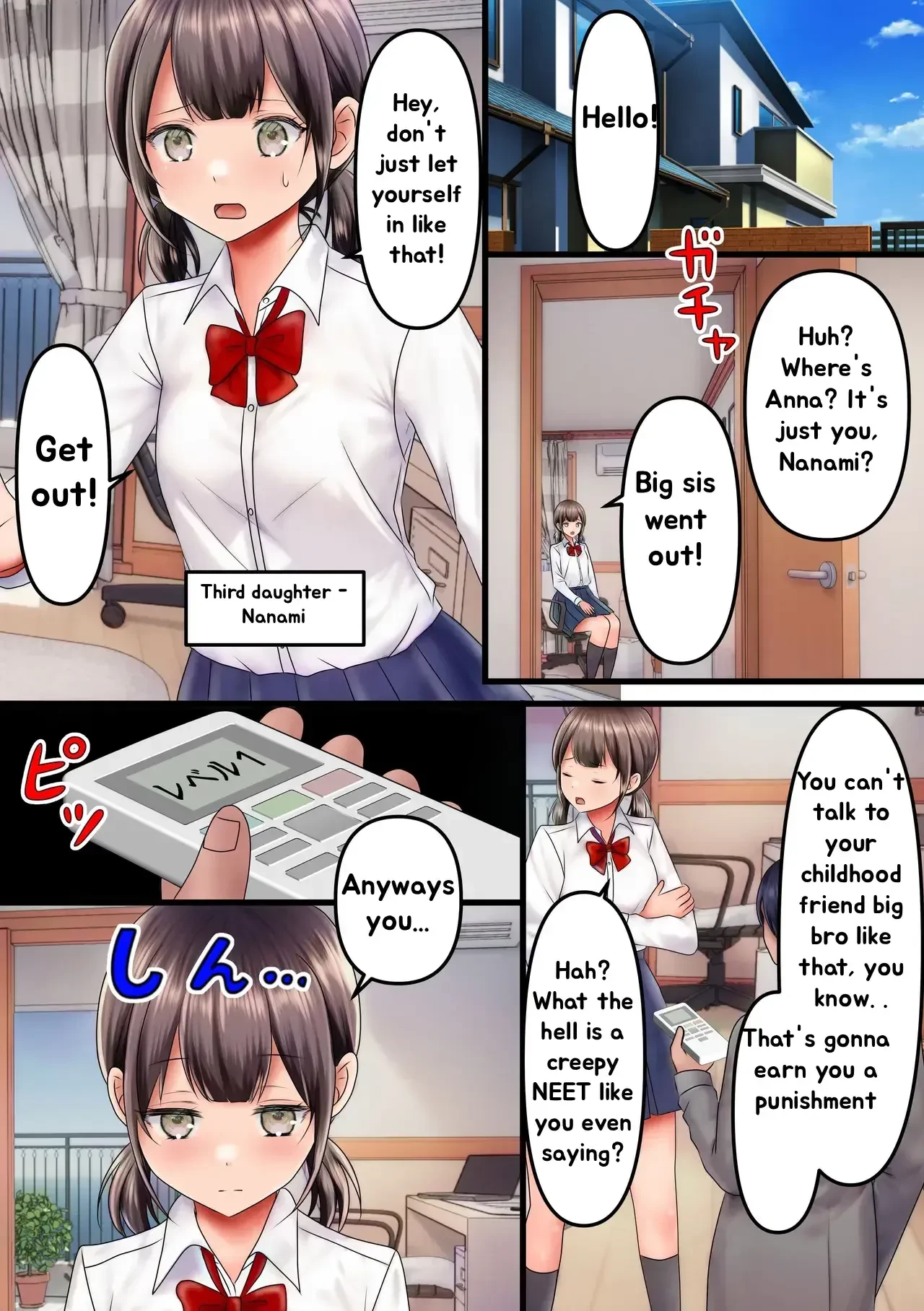 My Pure-Hearted, Big-Breasted Childhood Friend's entire family of four became my personal fuck holes! porn comic picture 3