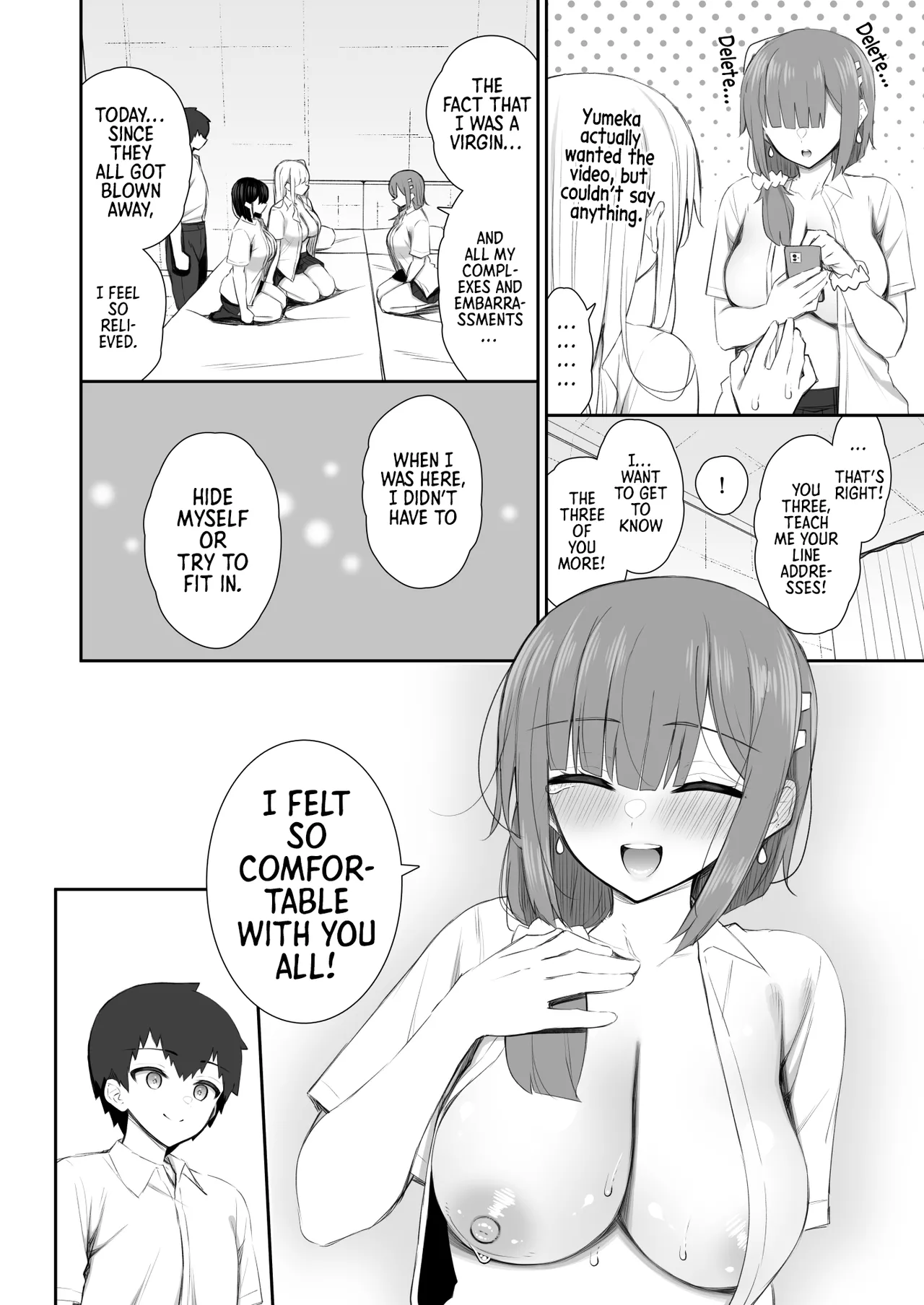 My Runaway Senpai Is Too Easy 4 | Iede Gal na Senpai wa Kantan ni Yarasete Kureru 4 porn comic picture 64