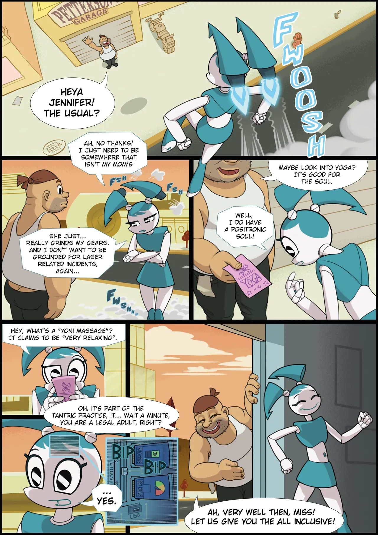NAMA-STE - My Life as an Adolescent Automaton porn comic picture 1