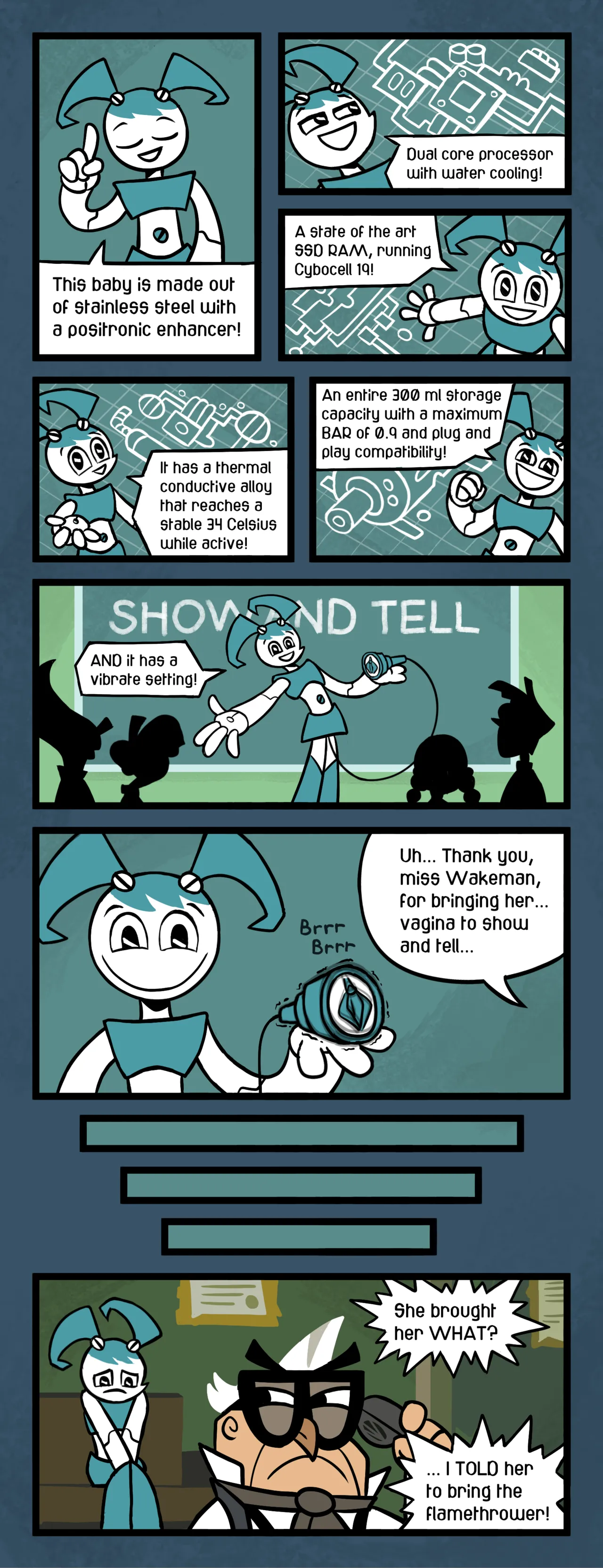 NAMA-STE - My Life as an Adolescent Automaton porn comic picture 11