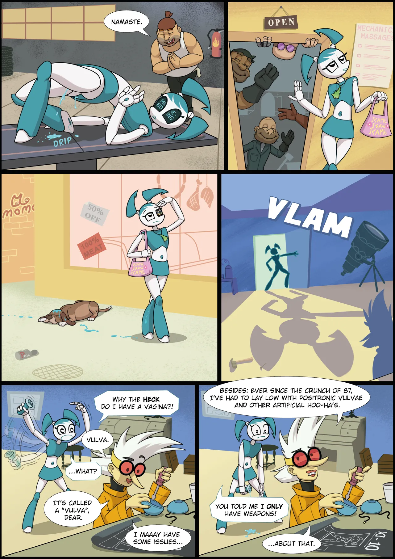 NAMA-STE - My Life as an Adolescent Automaton porn comic picture 4