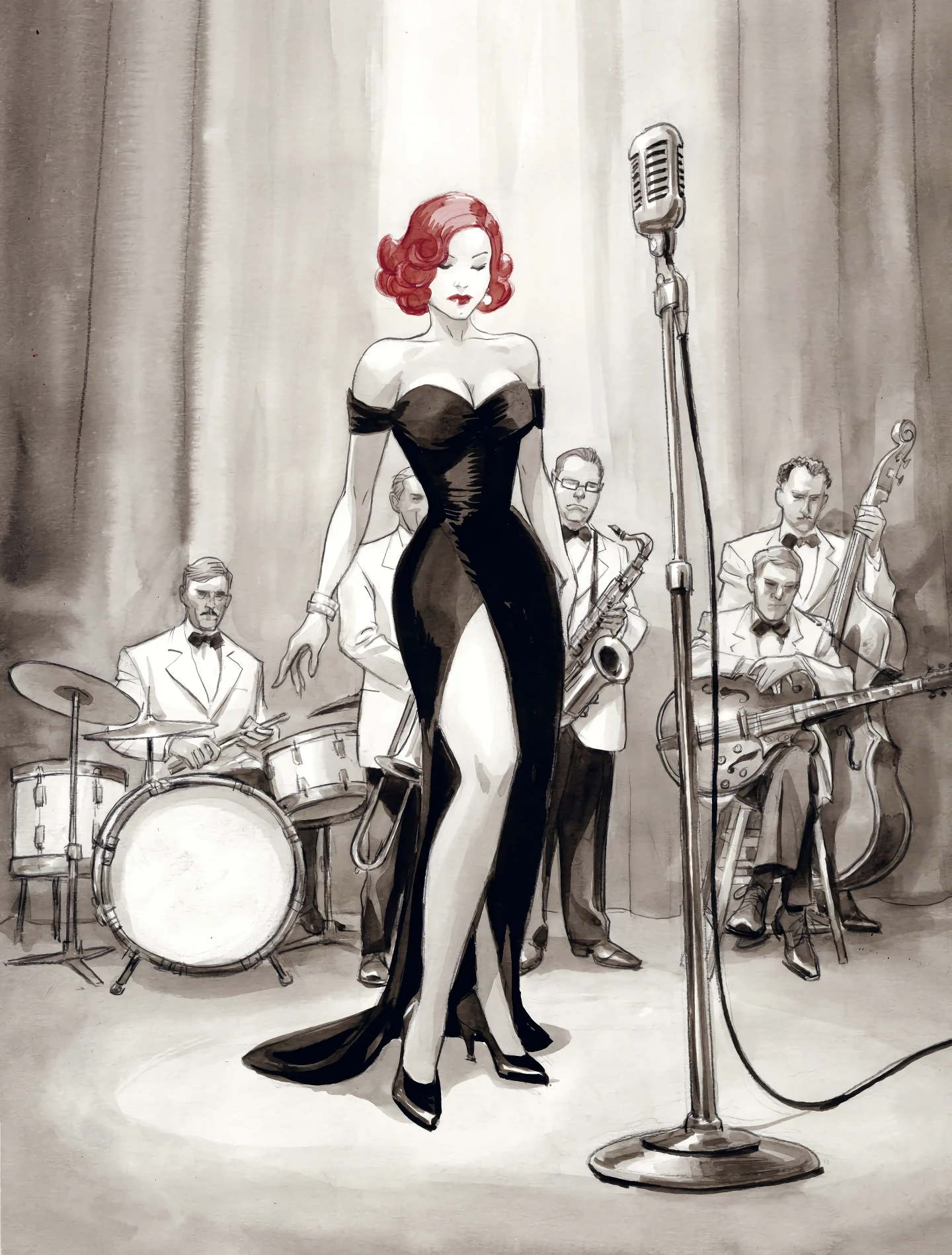 Noir Burlesque 2 porn comic picture 18