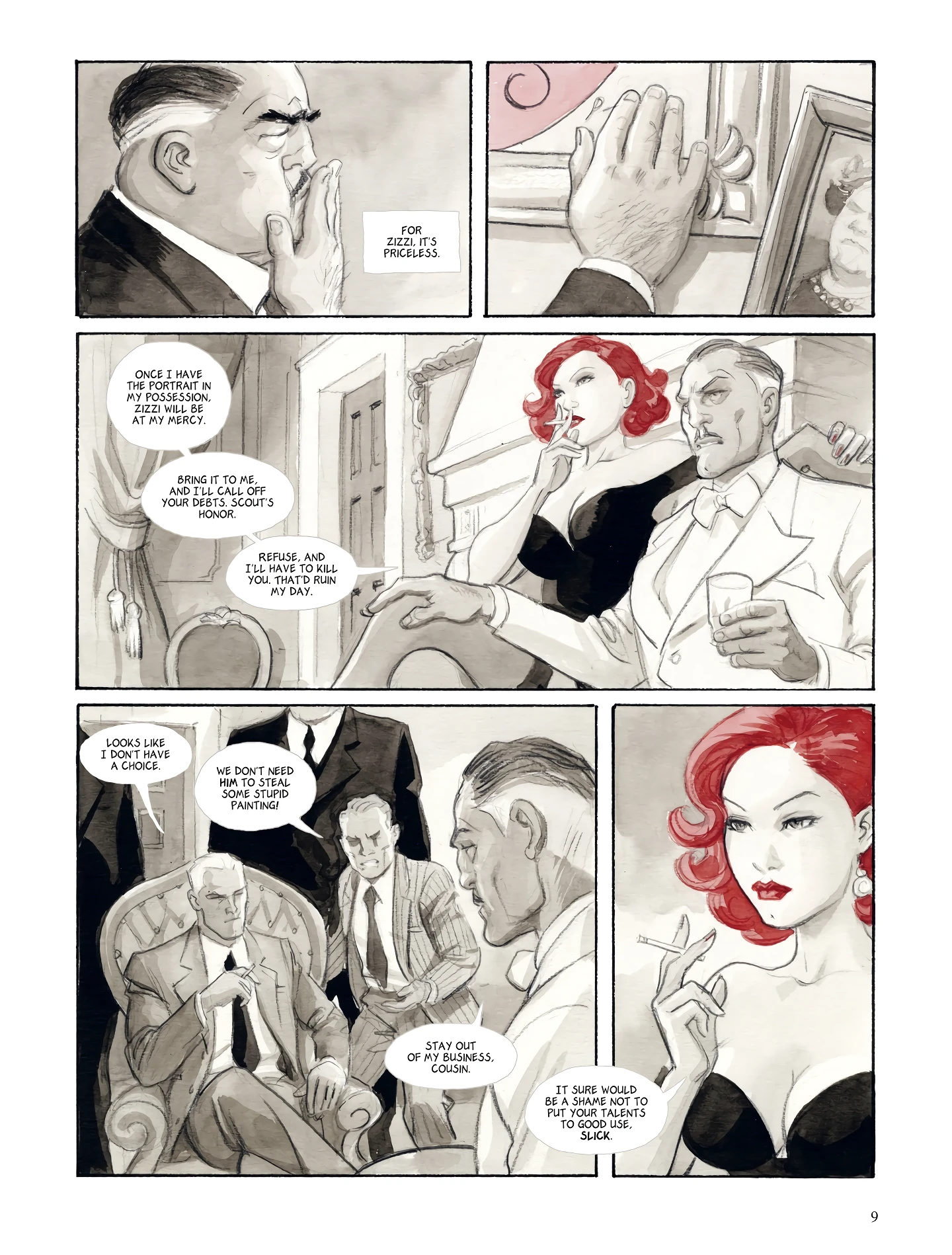 Noir Burlesque 2 porn comic picture 8