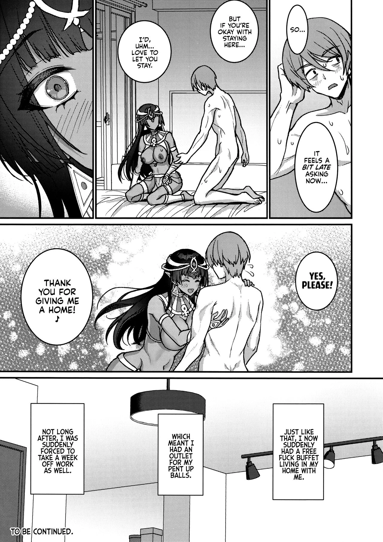 Non-stop Fucking at Home With This Dummy Thicc Chocolate Princess | Muchi Muchi Kasshoku Oujo to Yarimakuri Dousei Seikatsu Dousei Kaishi Hen porn comic picture 24
