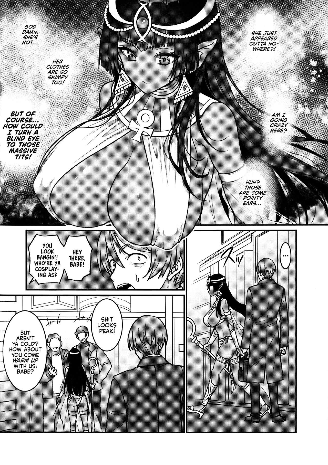 Non-stop Fucking at Home With This Dummy Thicc Chocolate Princess | Muchi Muchi Kasshoku Oujo to Yarimakuri Dousei Seikatsu Dousei Kaishi Hen porn comic picture 3