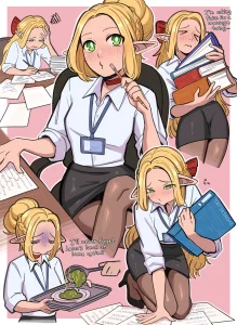 Office Elf Wife porn comic picture 1