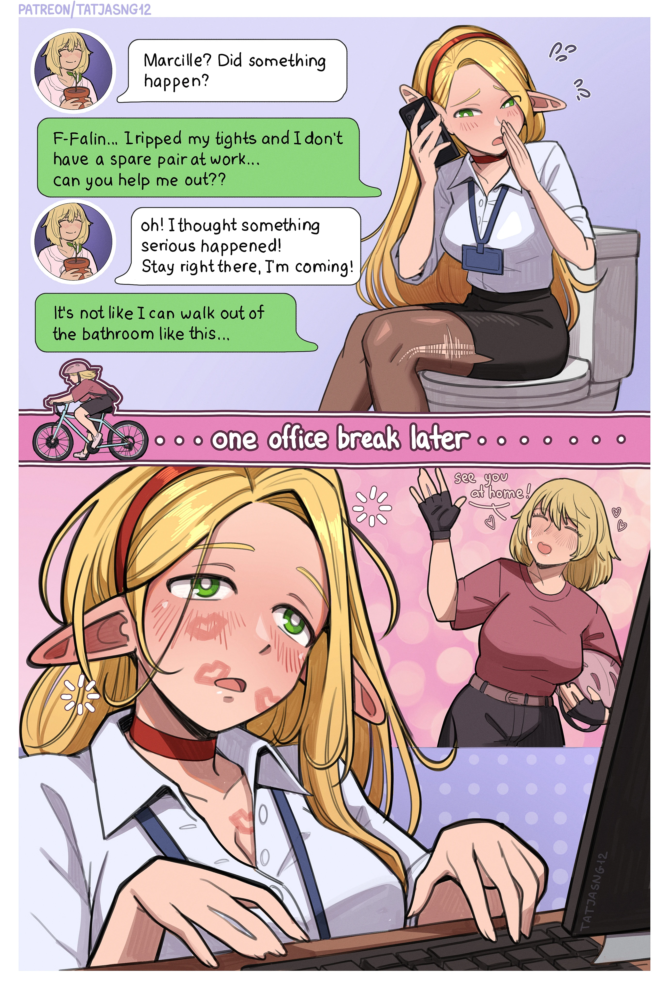 Office Elf Wife porn comic picture 10
