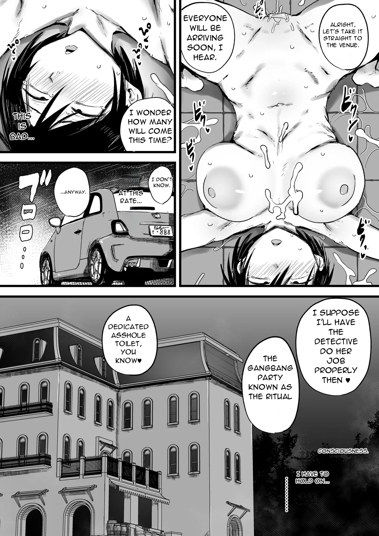 Onna Tantei wa Benri na Shiri Ana Benjo - A Female Detective is A Convenient Anal Toilet porn comic picture 25