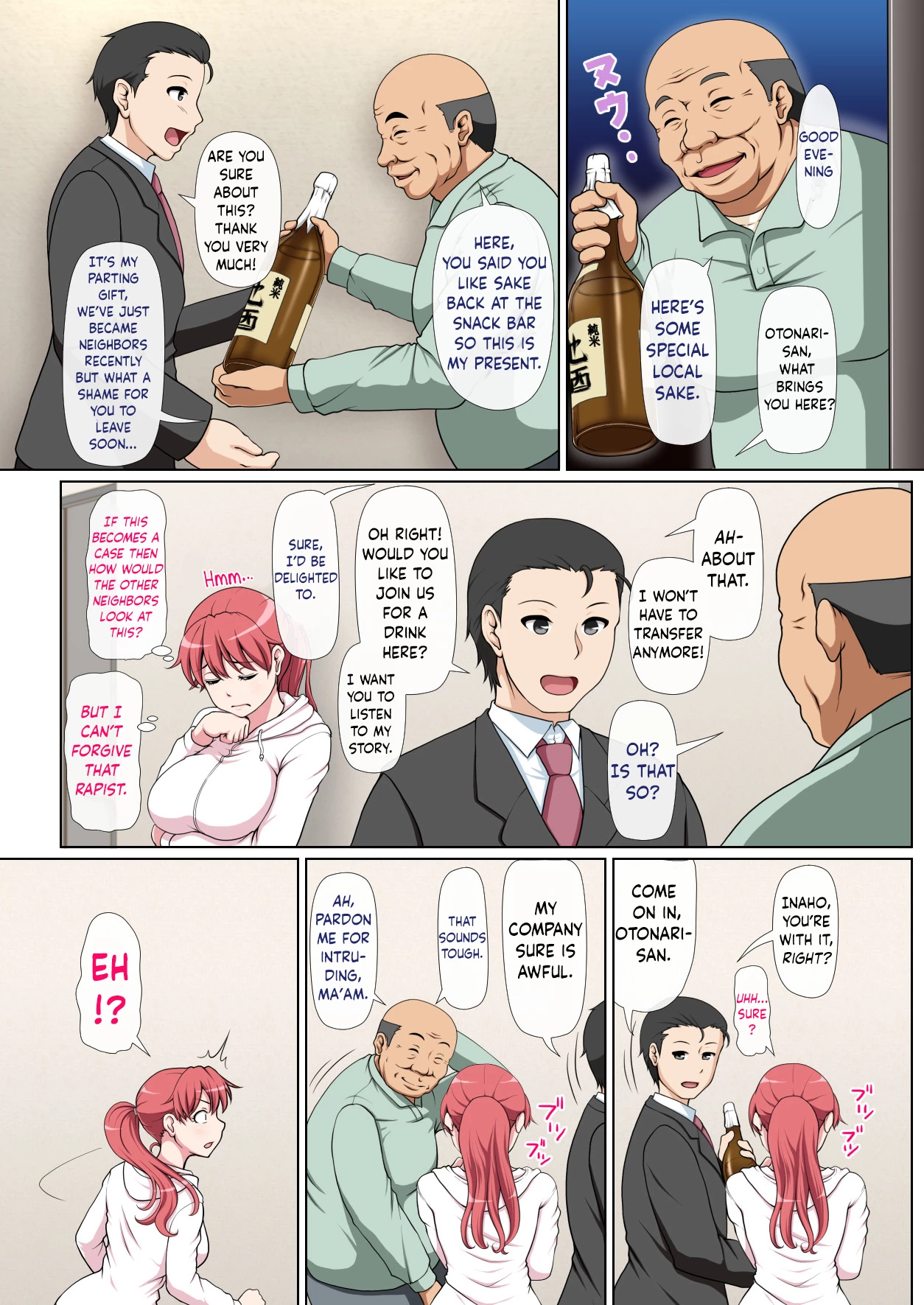 Otonari NTR porn comic picture 40