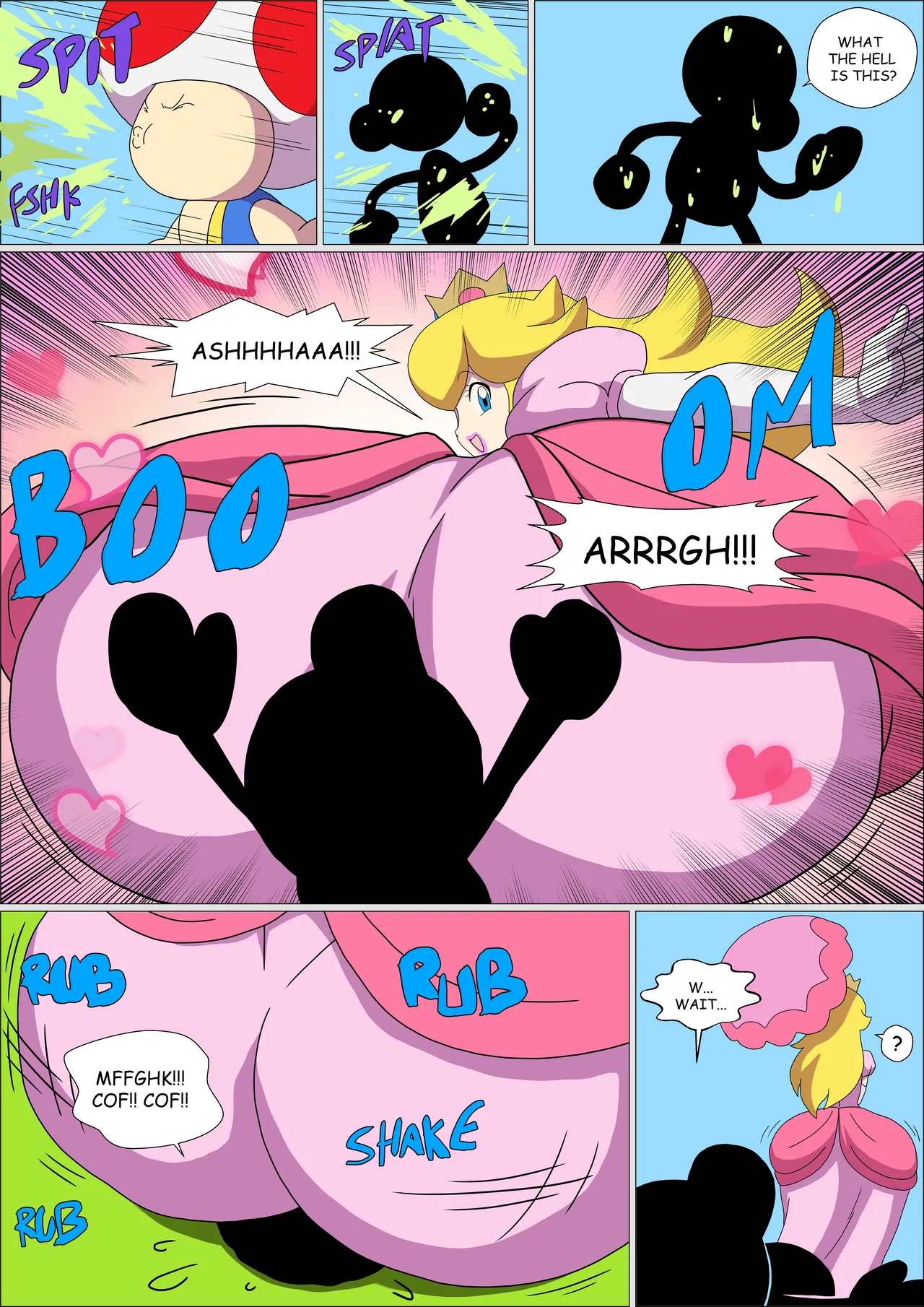 Peach Booty porn comic picture 3