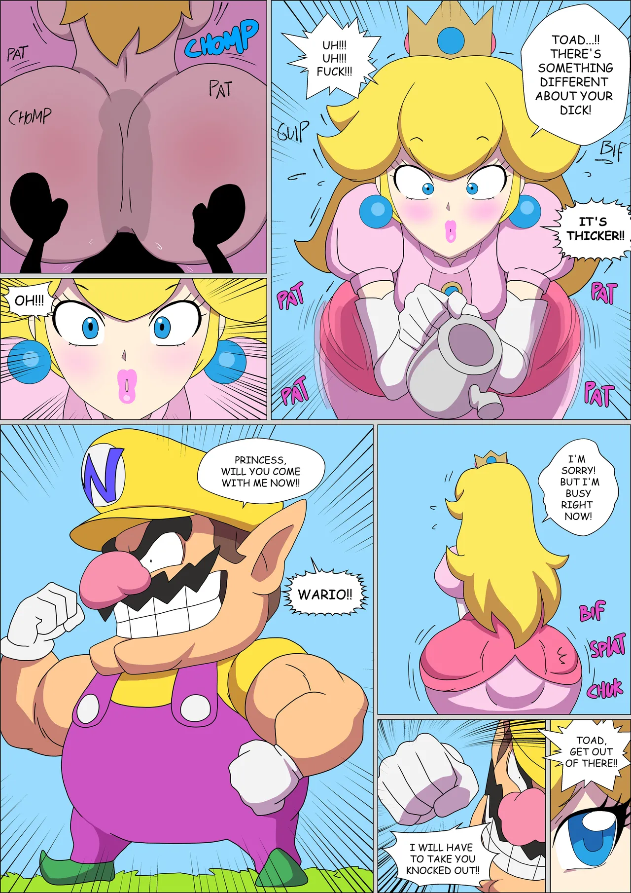 Peach Booty porn comic picture 9