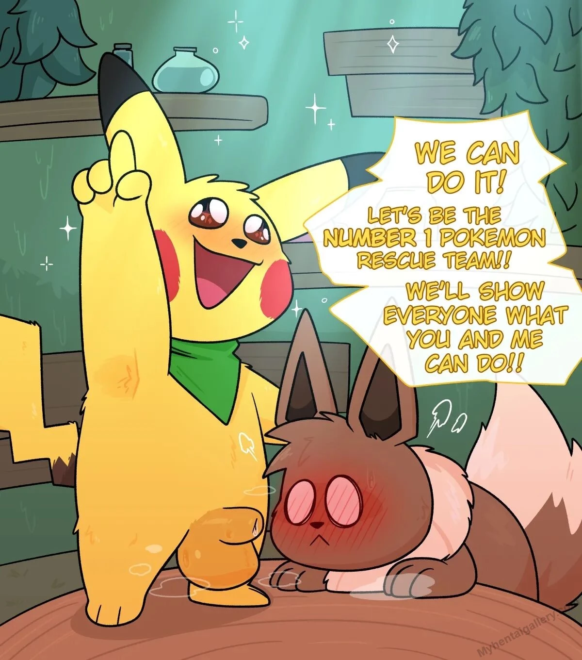 Pokemon Mystery Dungeon - Red Rescue Team porn comic picture 2