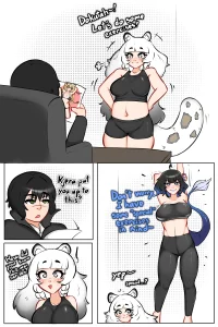 Pramanix & Kjera Workout porn comic picture 1
