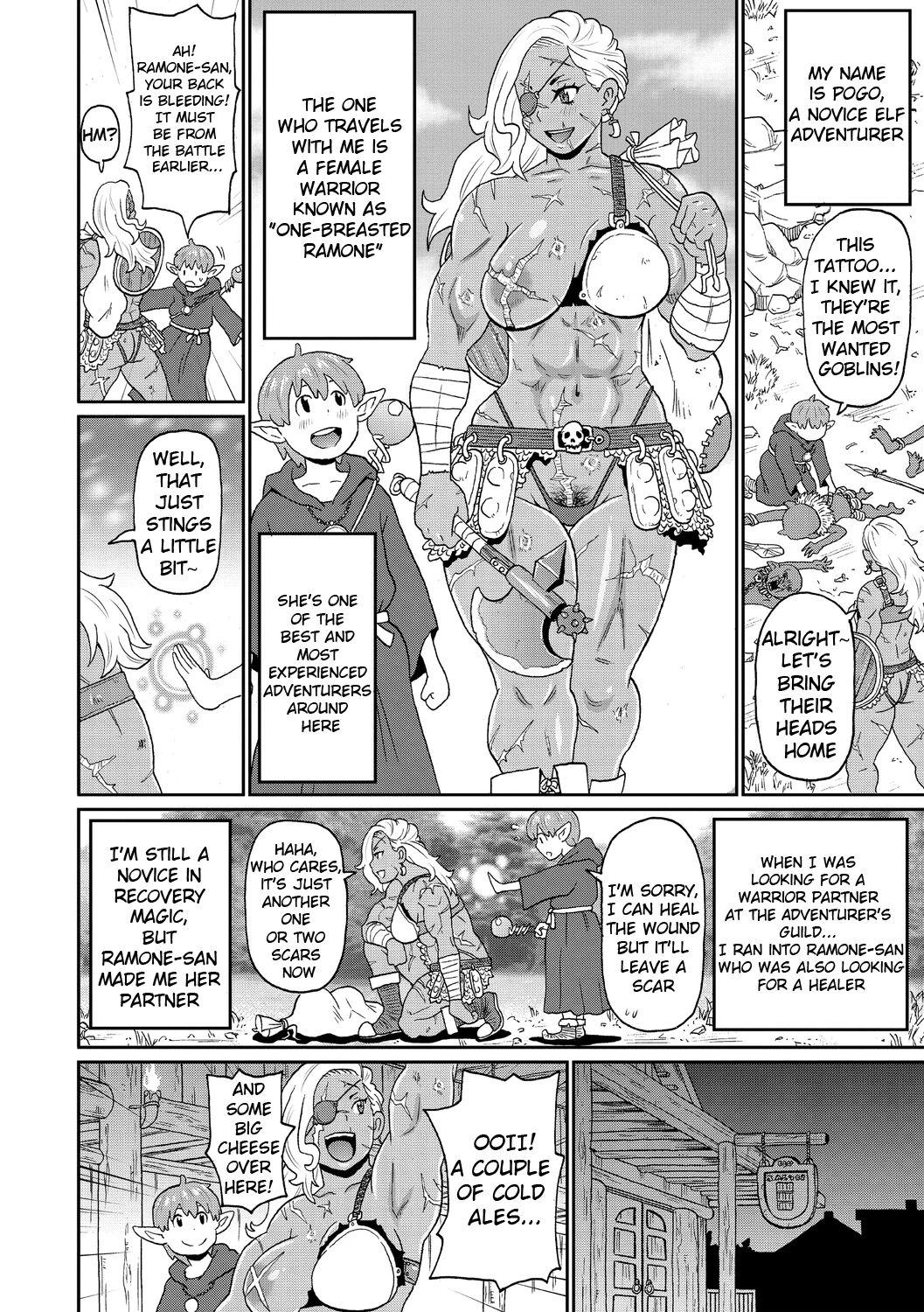 Rekisen no Onna Senshi to Boku no Tabi 1-2 | My Journey With a Seasoned Female Warrior part 1-2 porn comic picture 2