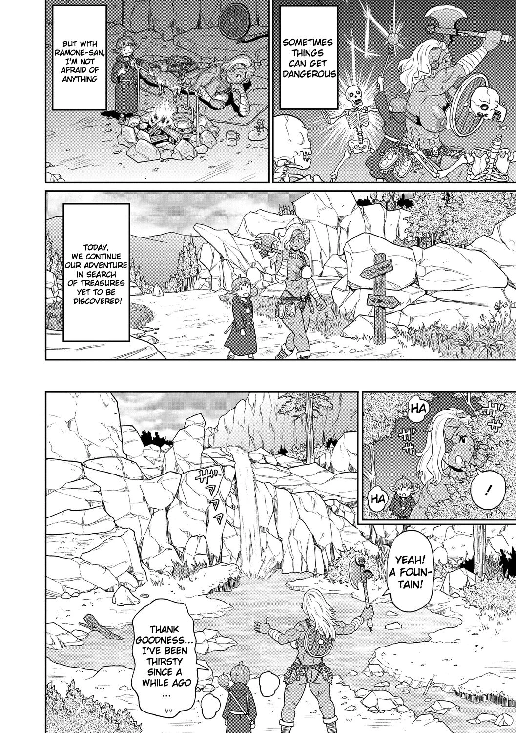 Rekisen no Onna Senshi to Boku no Tabi 1-2 | My Journey With a Seasoned Female Warrior part 1-2 porn comic picture 28