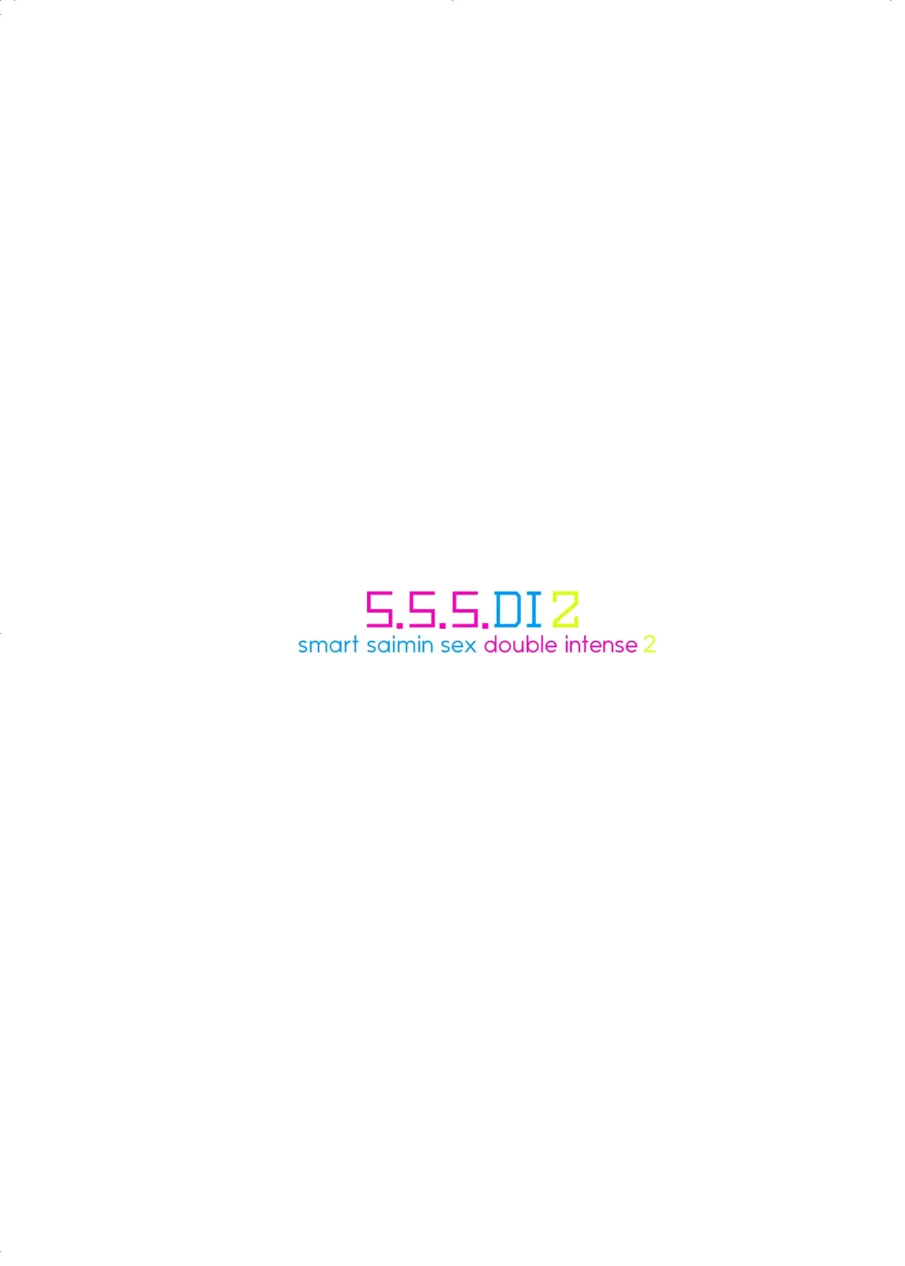 S.S.S.DI2 - smart saimin sex double intense 2 porn comic picture 57