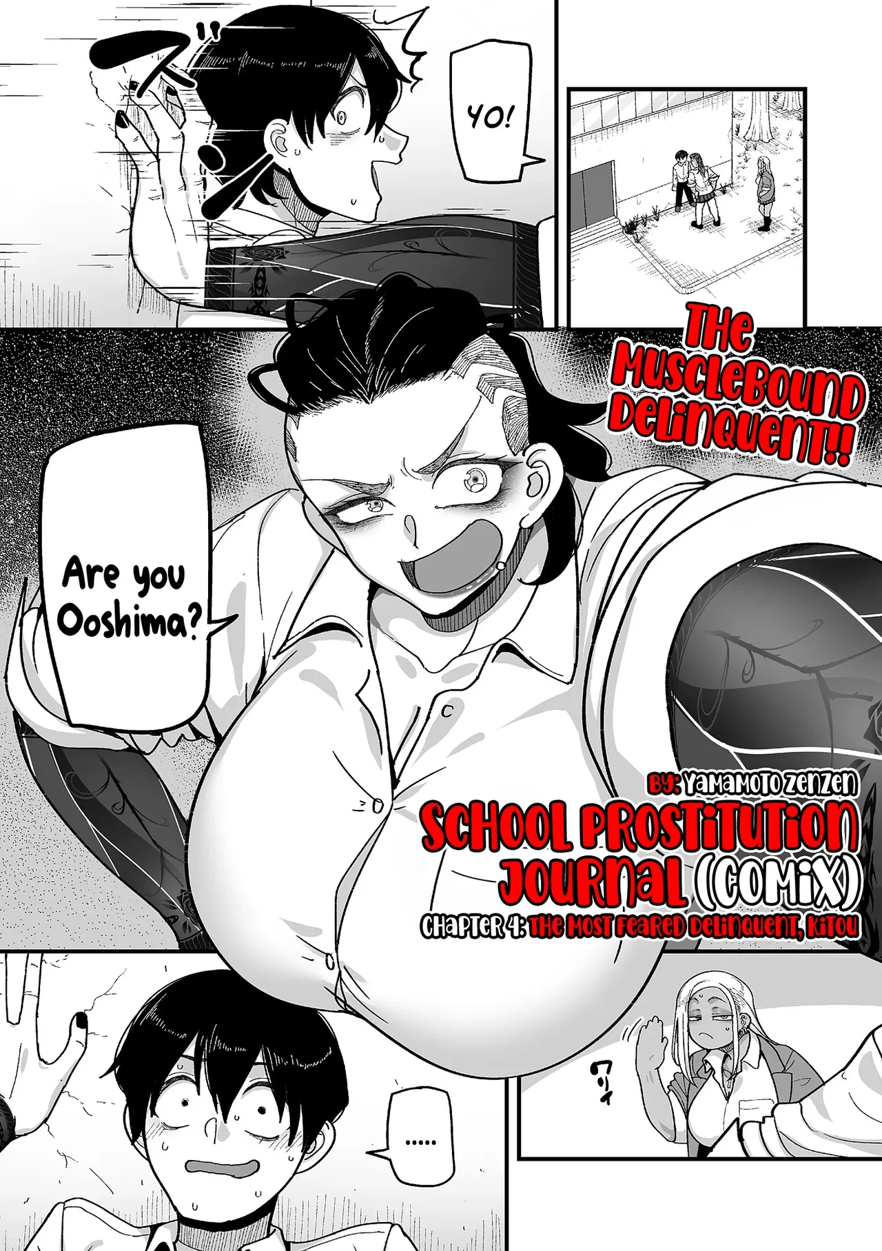 School Prostitution Journal 4: The Most Feared Delinquent, Kitou porn comic picture 1