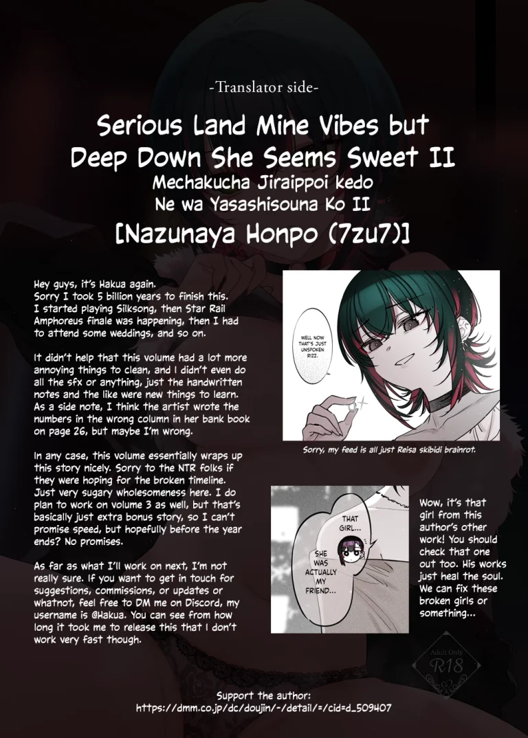 Serious Land Mine Vibes but Deep Down She Seems Sweet 2 | Mechakucha Jiraippoi kedo Ne wa Yasashisouna Ko 2 porn comic picture 57