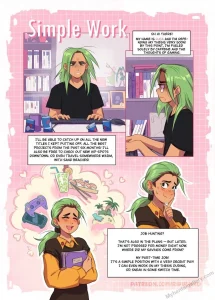 Simple work porn comic picture 1