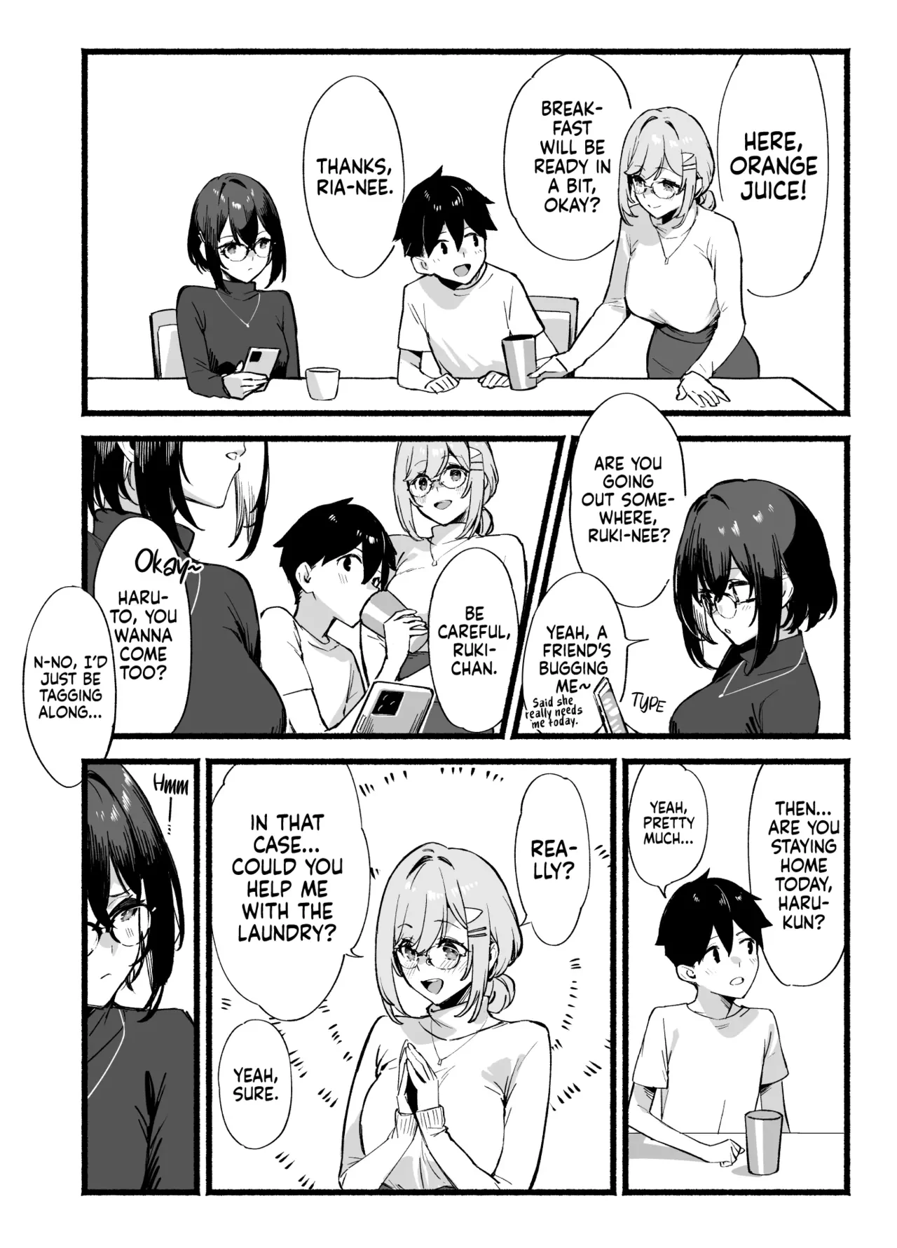Sister Contrast My Doting Onee-chans and Our Intense Sex Life | Sister Contrast Dekiai Onee-chan to Noumitsu Seikatsu porn comic picture 11