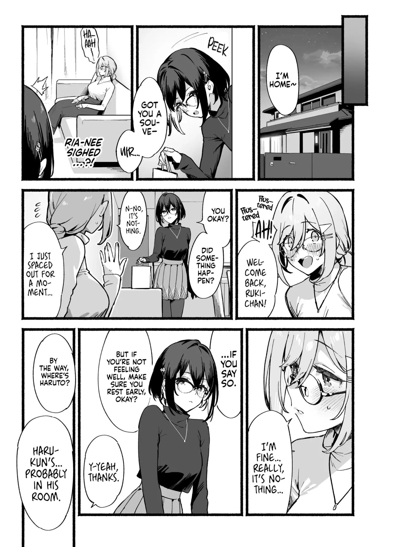 Sister Contrast My Doting Onee-chans and Our Intense Sex Life | Sister Contrast Dekiai Onee-chan to Noumitsu Seikatsu porn comic picture 26