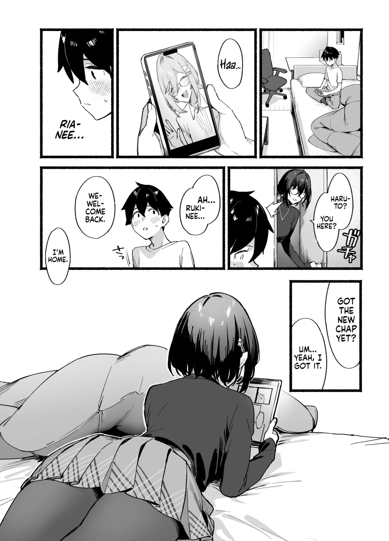 Sister Contrast My Doting Onee-chans and Our Intense Sex Life | Sister Contrast Dekiai Onee-chan to Noumitsu Seikatsu porn comic picture 27