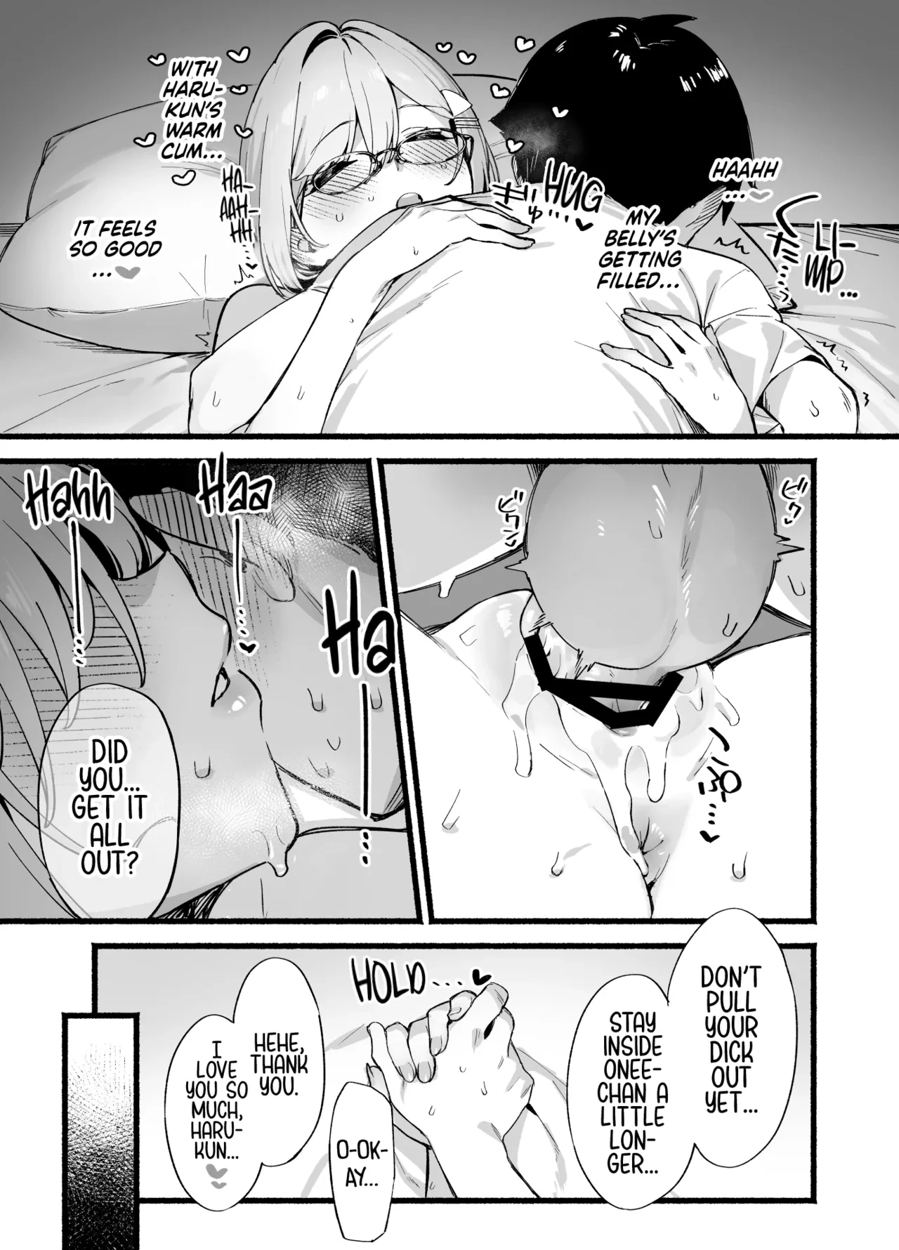 Sister Contrast My Doting Onee-chans and Our Intense Sex Life | Sister Contrast Dekiai Onee-chan to Noumitsu Seikatsu porn comic picture 44