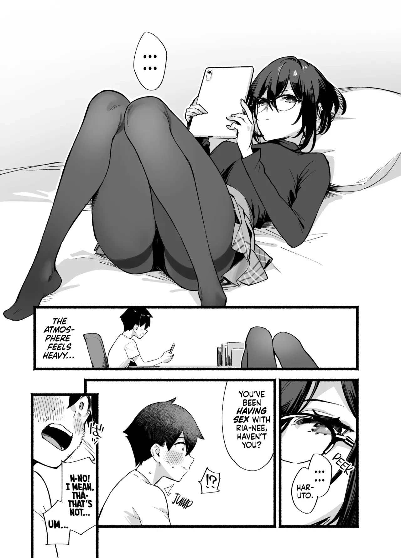 Sister Contrast My Doting Onee-chans and Our Intense Sex Life | Sister Contrast Dekiai Onee-chan to Noumitsu Seikatsu porn comic picture 50